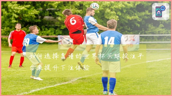 如何选择靠谱的世界杯买球投注平台来提升下注体验